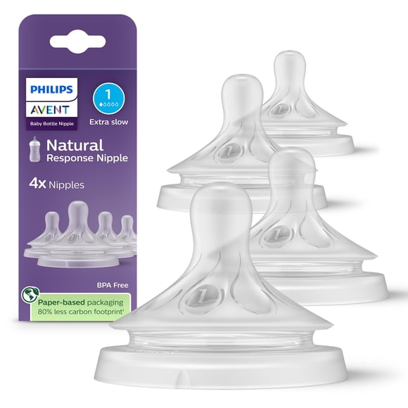 Tetinas Natural Response de Philips Avent SCY961/44, Paquete de 4