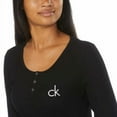 thumbnail image 3 of Calvin Klein Womens 2 Piece Fleece Pajama Set (Black/Buffalo Check, Large), 3 of 5