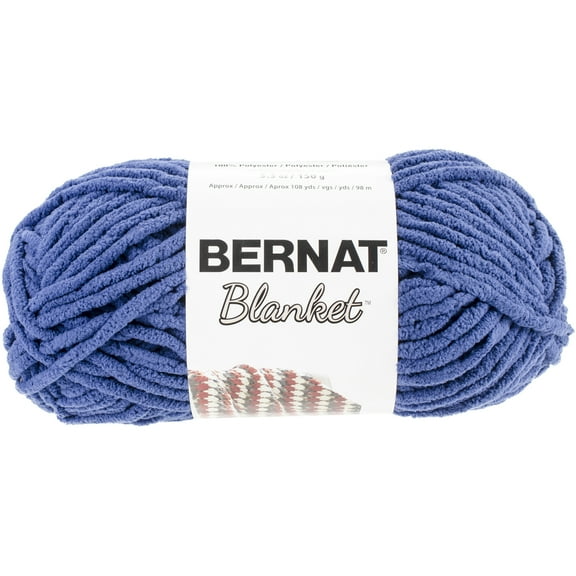Bernat Blanket Yarn-Navy