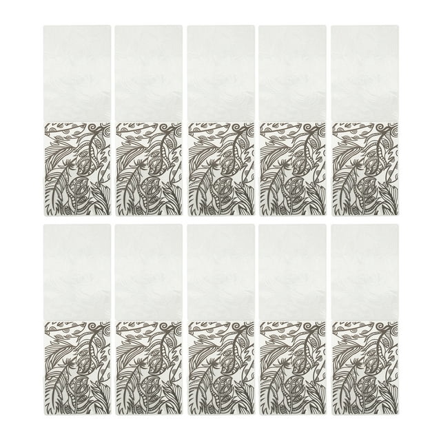 Emoshayoga Carpeta de Estampado de plástico Carpeta de Estampado 3D de Plástico, 10 Unidades, para Tarjetería y Scrapbooking, Arte y Manualidades EM287