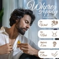 thumbnail image 4 of WANI Huile de Parfum Attar Oud Noir Arabe – Huile de Bois d'Agar Sans Alcool avec des Notes Florales Naturelles – Parfum Unisexe Longue Tenue pour Hommes et Femmes – Bâton de 12 ml et Bouteille en Verre, 4 of 6