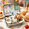 thumbnail image 5 of Pocket Bear in Tin Box, Mini Plush Toy Keepsake with School-Themed Illustration, Comfortable Gift for First Day of School Students, 5 of 6
