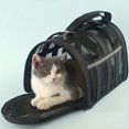 thumbnail image 4 of ZRWPet Travel Carrier Bag Portable Pet Folding Fabric Carrier Bag For Dogs Or Cats Cage With Locking Safety Zippers Airline Approved, 4 of 8