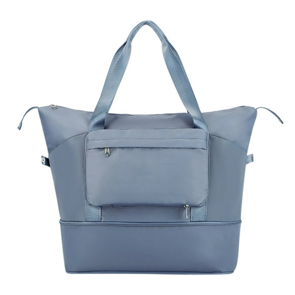 Yhmxh Organizadores y almacenamiento Bolsa de viaje para equipaje de mano, plegable, con separación de humedad y sequedad, ideal para viajes de fin de semana y días de playa. Morado.