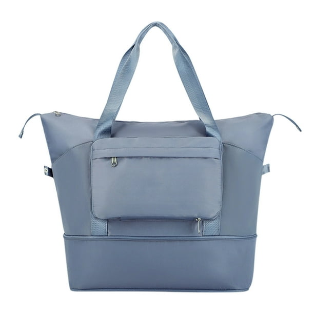 Yhmxh Organizadores y almacenamiento Bolsa de viaje para equipaje de mano, plegable, con separación de humedad y sequedad, ideal para viajes de fin de semana y días de playa. Morado.