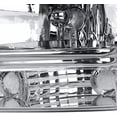 thumbnail image 7 of OE Replacement Headlights Head Lamps Chrome Housing Clear Lens Made For And Compatible With 1997 - 2004 Dodge Dakota 98-03 Durango 97 98 99 00 01 02 03 04, 7 of 7