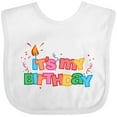 thumbnail image 3 of Inktastic It's My Birthday Letters Boys or Girls Baby Bib, 3 of 4