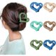thumbnail image 1 of wonima11 Heart Floral Hair Claws for Women - Strong Hold Matte Clamps for Long, Thick or Thin Hair (Heart Set #1), 1 of 1