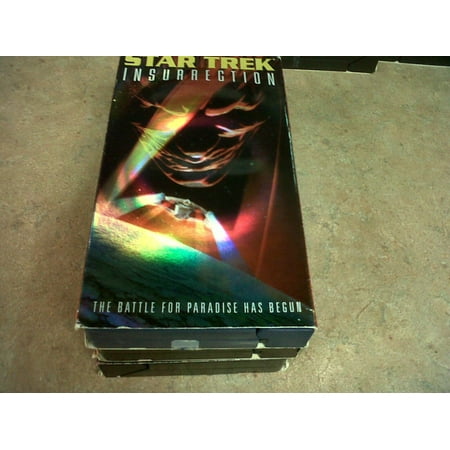 Star Trek-Insurrection 1998 VHS Tape PATRICK STEWART LEVAR BURTON