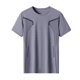 thumbnail image 1 of Camisas de Manga Corta Casual, Deportes de Verano, Secado Delgado Cuello Redondo Blusas Camisas, 1 of 4