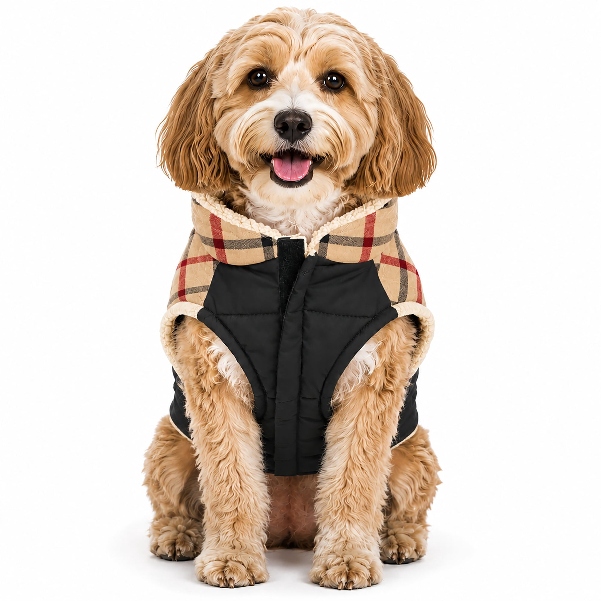 Pet Life ® 'Allegiance' Classical Insulated Plaid Fashion Dog Jacket