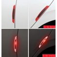 thumbnail image 4 of SHENMO Car Door Edge Protective Strips (Red, 4pcs) - Guards Buffer Trim Molding, Scratch Protector, Reflective Safety Warning, 4 of 5