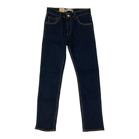 Levi Strauss Boy's 511 Slim Fit Stretch Denim Jean (Dark Stonewash, 18 Reg (29x29))
