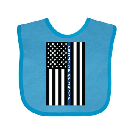 

Inktastic Police Officer Daddy Law Enforcement Boys or Girls Baby Bib