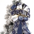 thumbnail image 4 of Decoración para árbol de Navidad Zeyune, 30 x 113 cm, con luces LED, color azul, 4 of 7
