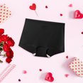 thumbnail image 3 of Gibobby Calzoncillos para mujer alicrados Calzoncillos Bragas sexy Ropa interior Bragas Bikini Sólido Calzoncillos para mujer Bragas(Negro,M), 3 of 4