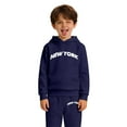 thumbnail image 4 of Kiijoy Little Boys Hoodie Set New York Print Casual Hoodie Sweatpants Outfits, Sizes 5-6, 4 of 5