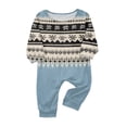 thumbnail image 3 of Lvotionpl Match Family Christmas Pjs, Matching Christmas Pajamas Long Sleeve Top & Pants Set Matching Holiday Family Pajama Xmas Sets, 3 of 4