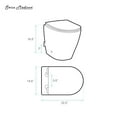thumbnail image 5 of St. Tropez Back-to-Wall Toilet Bundle 0.8/1.6 GPF Dual Flush in Matte Black with Black Flush Plate, 5 of 12