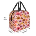 thumbnail image 3 of Sikiie Happy Thanksgiving Turkey Lunch Bag for Women & Men Adult Insulated Lunch Box, Food Lunch Containers Lunch Tote Bags for Work, Travel, Outdoor, 3 of 8