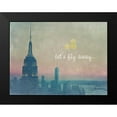 thumbnail image 2 of Davis Ashley 24x19 Black Modern Framed Museum Art Print Titled - Lets Fly Away NYC, 2 of 5