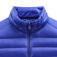 thumbnail image 5 of Fesfesfes Casual Fashion New Men's Down Padded Jacket Lightweight Stand Collar Jacket Casual Winter Warm Outwear Jackets, 5 of 5