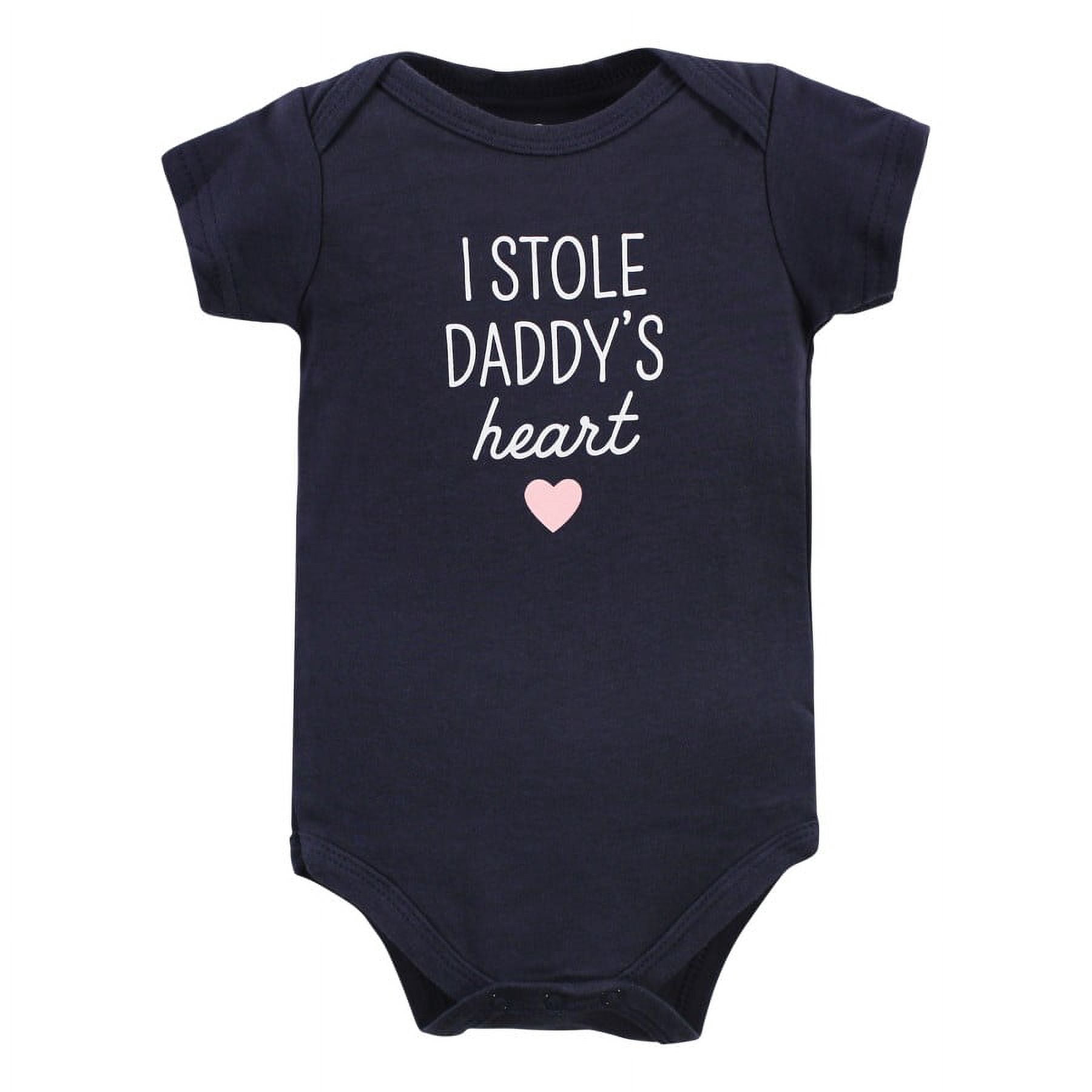 Hudson Baby Short Sleeve Bodysuits, 5-Pack, Newborn- 24 Months