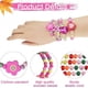 thumbnail image 3 of Color Aleatorio 12 Piezas Pulsera para Niñas Pulsera de la Amistad Pulseras con Cuentas para Niñas Joyería para Niños Pequeños Regalos de Cumpleaños Pulsera Elástica de Juguete para Niñas, 3 of 5