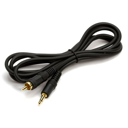 - cmple rca to 3.5 mm gold plated mono cable - 6 feet