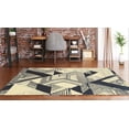 thumbnail image 2 of Linon Aspire Hatch Hand Tufted Wool 8'x11' Rug in Ivory, 2 of 3