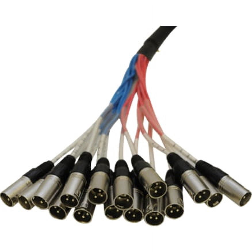 SALS-16x8x50 - 16 Channel 50' Snake Cable (XLR & TRS Returns)