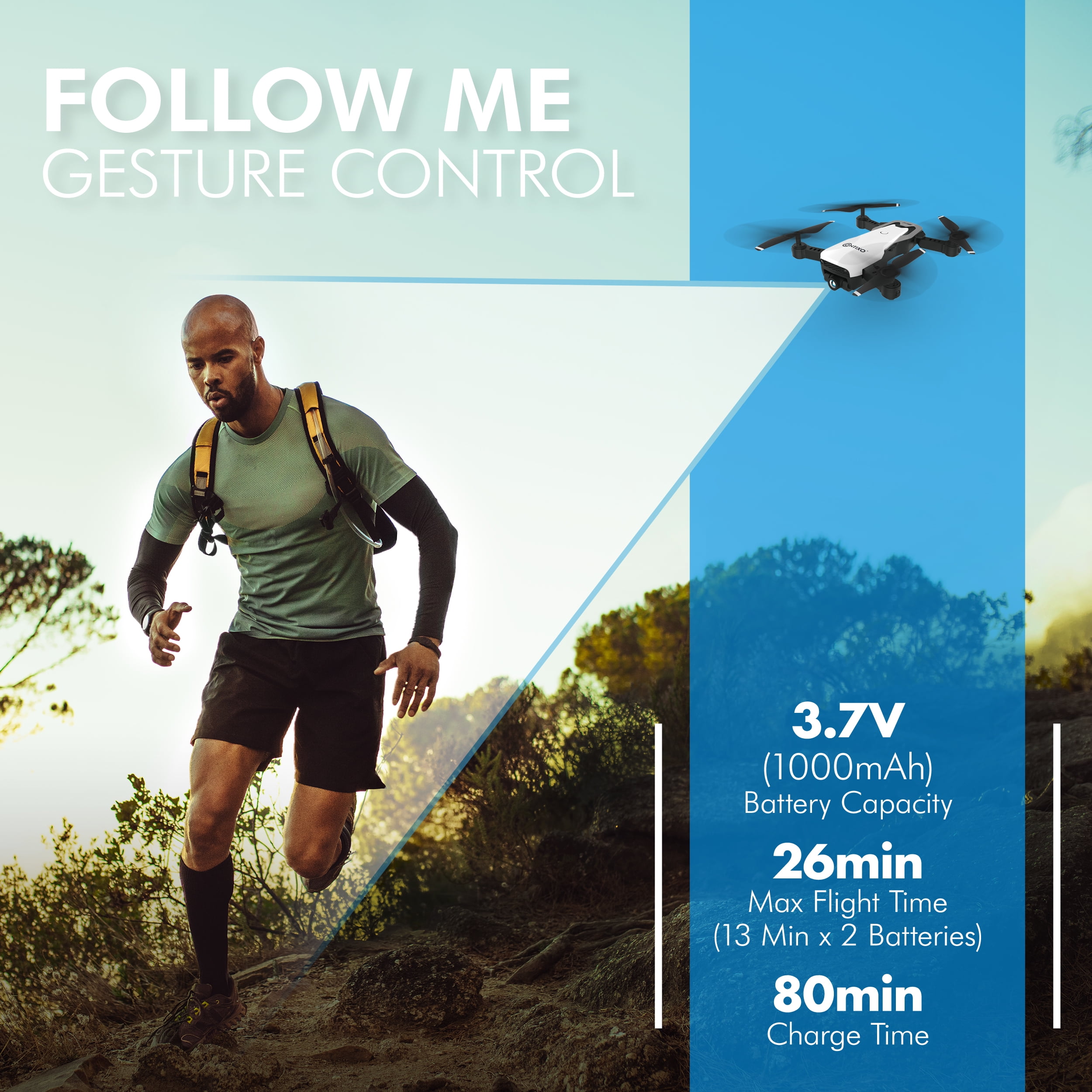 Contixo F16 FPV Drone with 1080P HD Camera WiFi RC Quadcopter 6
