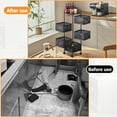 thumbnail image 5 of Rotating Storage Shelves Rack For Kitchen, 5-Tier Multi Layer Removable Basket Shelf Organizer, Bathroom Storage Organizer For Fruit Vegetable Grocery, 5 of 7
