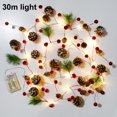 thumbnail image 2 of Laklulu Christmas decorations -LED copper lamp pine cones and needles, 2 of 5