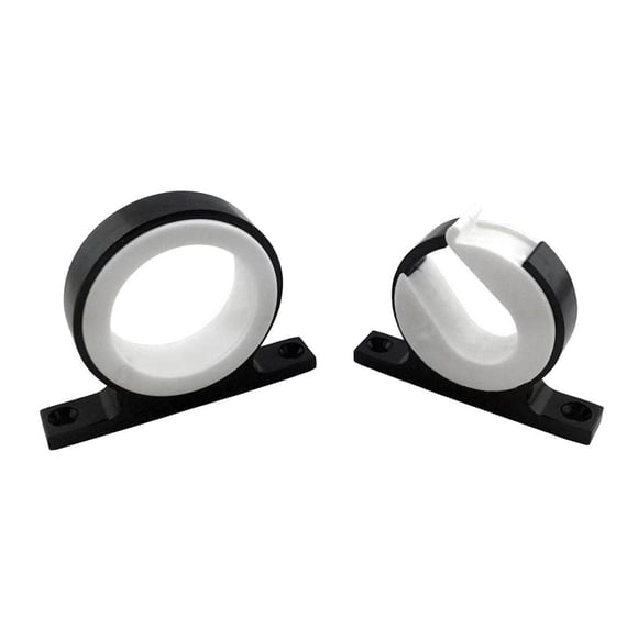 Soporte de Caña de para Barco Abrazadera de Aleación en Tubo de Soporte de Barra de Soporte de Poste Negro Yotijar Soporte para caña de pescar para barco