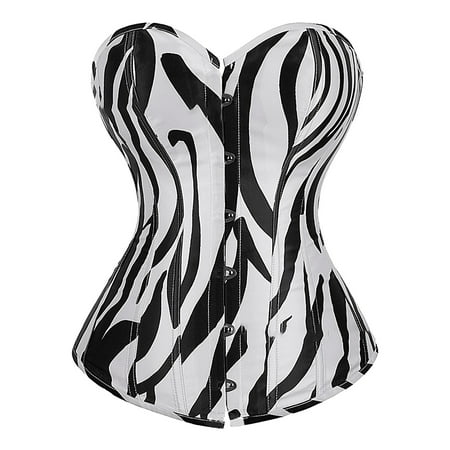Pavied Corset Tops Camisole Tops Womens Satin Bustier Corsets Top Strapless Boned Waist Cincher Overbust Bustiers Plus Size Corsets Bustier Tops Underbust Corset Gray L