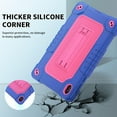 thumbnail image 6 of Fancing for Walmart Onn 8 inch Tablet Case Gen 4 2024 Model,Heavy Duty Kids Friendly Shockproof with Shoulder Strap Kickstand Case for Onn 8 inch Tablet Case 2024 (Model:100135923)(Red+NavyPink), 6 of 8