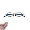 thumbnail image 6 of Folding Reading Glasses With Case Vintage Anti-Blue Light Glasses Men Women Rotation Presbyopia Eyeglasses with Metal Frame, 6 of 9