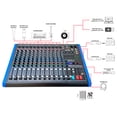 thumbnail image 4 of Mezcladora Profesional 12 Canales Dsp Voz De Diablo Y Voz De Ardilla Solo-12.2 Steelpro, 4 of 5