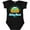 AB-Black, variant on Summer Enjoy the Sunshine Delray Beach Florida in Blue Boys or Girls Baby Bodysuit