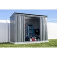 thumbnail image 4 of Classic Steel Storage Shed, 8X4, Charcoal, 4 of 17