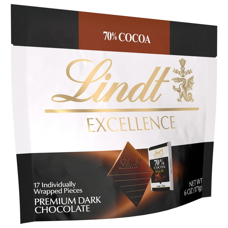 LINDT Excellence chocolat 18 minis x 10 g