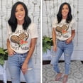 thumbnail image 3 of Tees2urdoor Teaching is Heart Work T-Shirt, Adult Large, ivory, 3 of 5