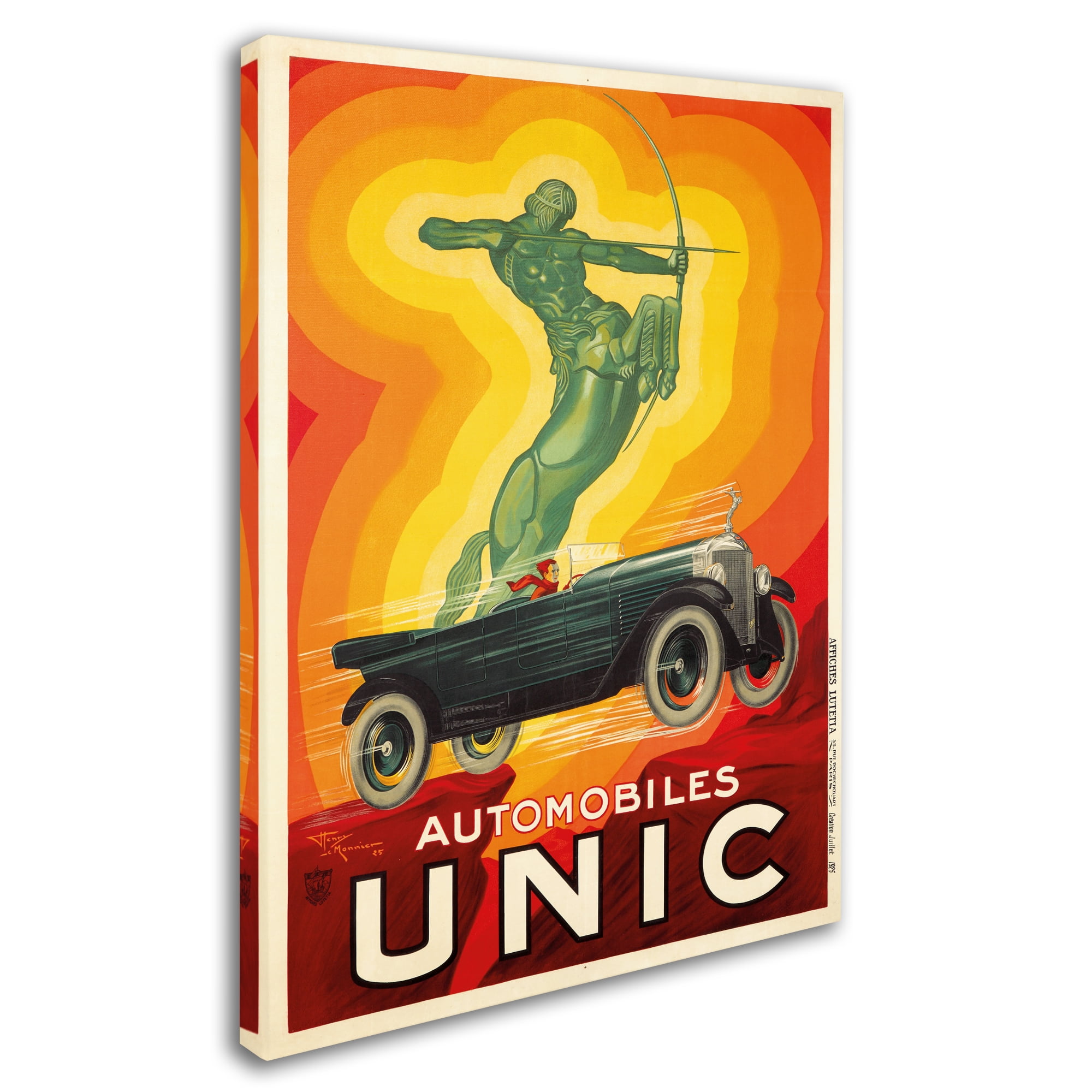 Trademark Fine Art 'Car 19' Canvas Art by Lantern Press