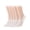 White, variant on 5 Pairs Invisible Ice Silk Breathable Socks Non-slip Ankle Hidden Silk Socks Boat Shoes For Men And Women