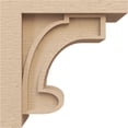 thumbnail image 3 of 6"W x 12"D x 12"H Classic Alma Rough Cedar Woodgrain TimberThane Corbel, Primed Tan, 3 of 6