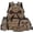 Tan Camo Dark Bow, variant on HUIACONG USA Star Bow Kids Backpack Set for Girls with Lunch Box Insulated Water Bottle 4Pcs Backpack and Water Bottle Cover with Padded Strap for Girl Kid Students Elementary Middle School Age 8-12