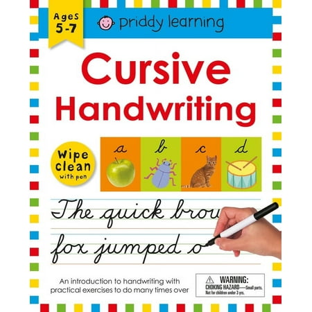 Wipe Clean Learning Books Wipe Clean Workbook: Cursive Handwriting: Ages 5-7; Wipe-Clean with Pen, (Spiral-Bound)