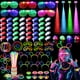 thumbnail image 1 of Suministros para fiestas que brillan en la oscuridad, 128 unidades con gafas LED y más, 1 of 8