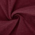 thumbnail image 6 of MIXUE Womens Summer Tops Solid Color V Neck Hollow Out Long Sleeve Fashion Casual Shirts For Women Tee Shirts Activewear,Red,XL, 6 of 6